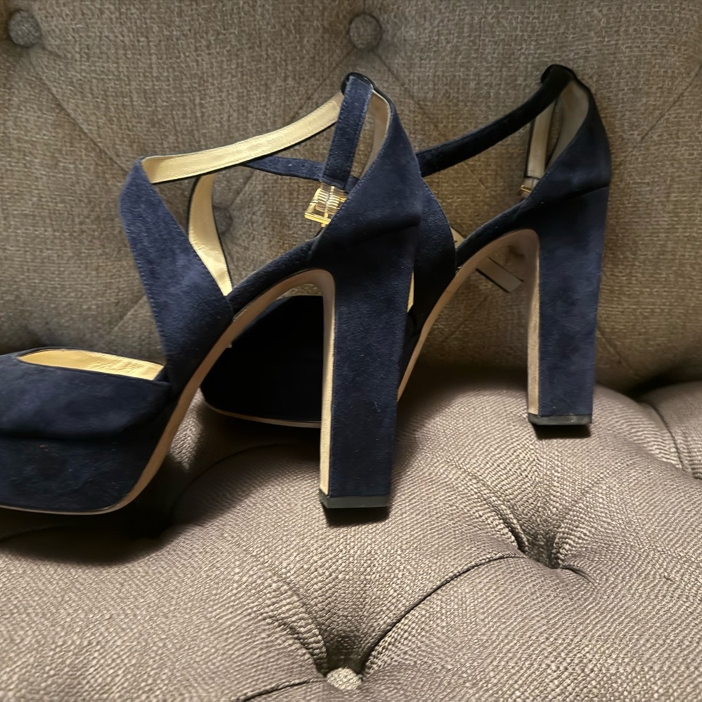 Jimmy Choo Platform Suede Sandals